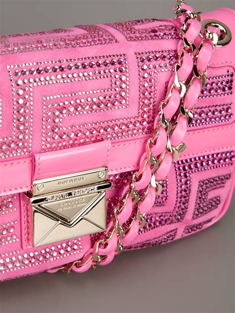 pink bag versace|Versace pink purse.